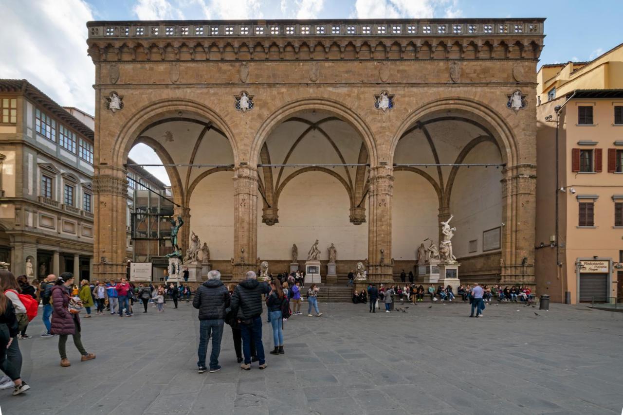 フィレンツェLa Loggia Della Signoria Charming Loftアパートメント エクステリア 写真